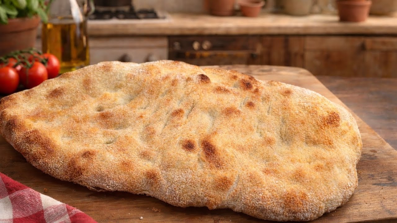 🇮🇹 Jak zrobić chrupiący chleb na włoskie kanapki - Focaccia alla Romana