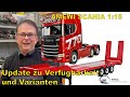 SCANIA 1:18 Update! Wieder verfügbar? Neue Farben &amp; Liefertermin Januar-Februar 2026