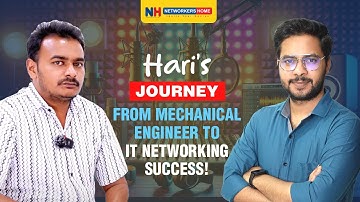 🎉 Hari’s Journey: From Mechanical Engineer to IT Networking Success! 🎉