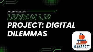 Unit 1 Lesson 12 – Code.org CS Principles