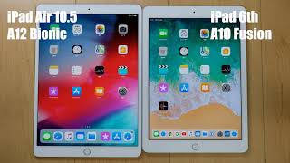 iPad Air 10.5 vs iPad（第6世代）ブラウザの動作速度を比較