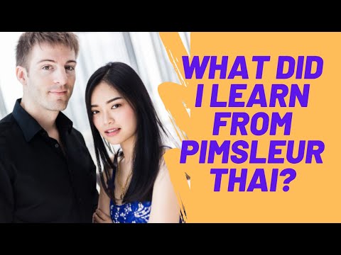 Honest Review + examples of 2022 Pimsleur Thai Language 30-day Program by speakers coach Pete Miller