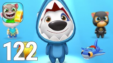 Talking Tom Gold Run Gameplay Walkthrough Part 122 - Shark Hank 2022 (iOS/Android Games)