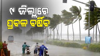 Rainfall In Odisha- Red Warning In 9 Districts