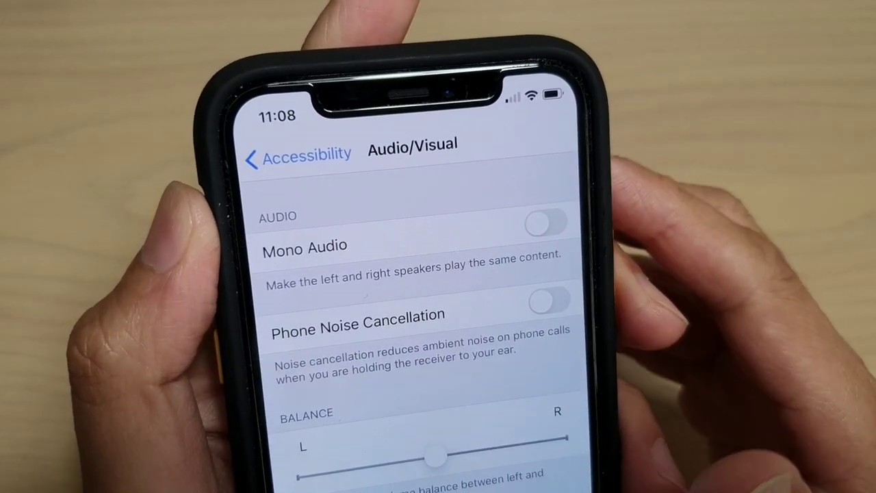 IPhone 11 Pro How To Enable Disable Phone Noise Cancellation YouTube