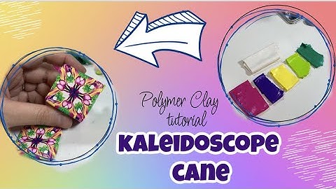Kaleidoscope Technique | Complex Polymer Clay Cane tutorial 2023