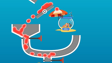 Water Puzzle Fish Rescue Pull Pin: Fun Game All Levels Answer Gameplay (iOS,Android) 161 - 167