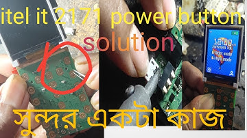 itel it2171 power kay not working solution