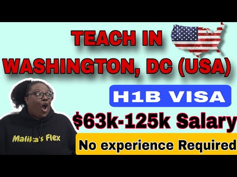Teach in the USA | H1B VISA | DISTRICT OF COLUMBIA PUBLIC SCHOOLS || Malika's Flex