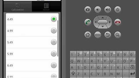 Loan Calculator created with Titanium Appcelerator