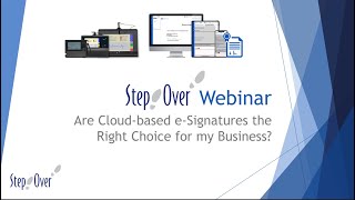 Webinar: Are cloud-based electronic signatures the right choice for my business? screenshot 1