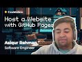 Host a Website with GitHub Pages with Asiqur Rahman ❄️