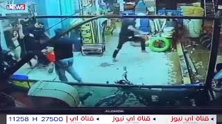 فيديو .. ثور يقتحم محل حلاقة في كربلاء #اي_نيوز