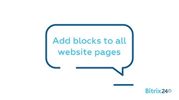 Add blocks to all website pages