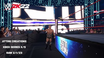 Austin Theory RAW 2/1/23 Attire Now On Community Creations