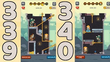 How to Loot - Pin Pull & Hero Rescue Level 339 & 340