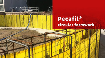 Circular formwork with Pecafil®
