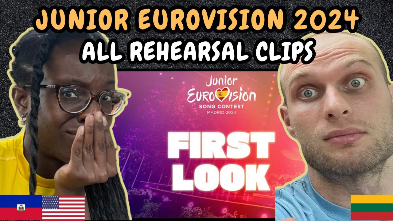 REACTION TO First Look at Junior Eurovision 2024! All 17 Rehearsal Clips | FIRST TIME WATCHING