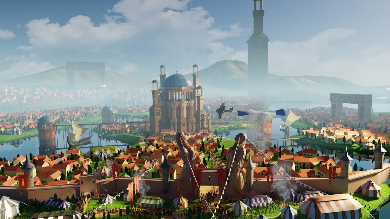 making a mega anime city in blender - YouTube