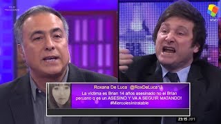 J. Milei contra un juez:"Ustedes son los que cargan las armas de los criminales"Intratables-11/01/17