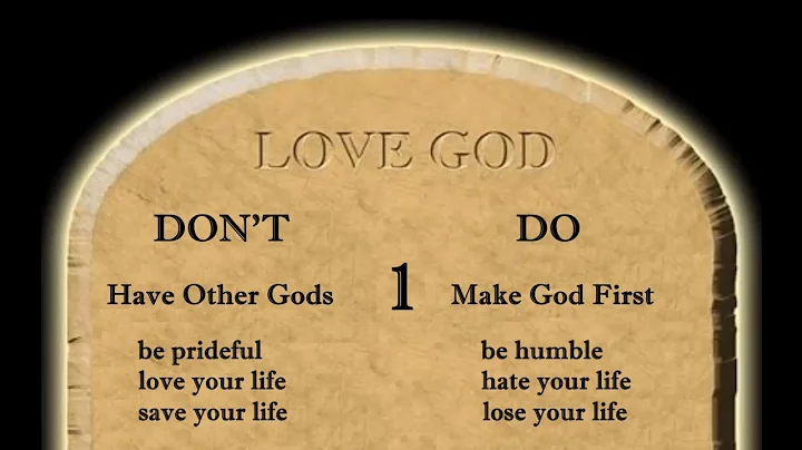 God's 1st Love Commandment Explained - Have No Other Gods