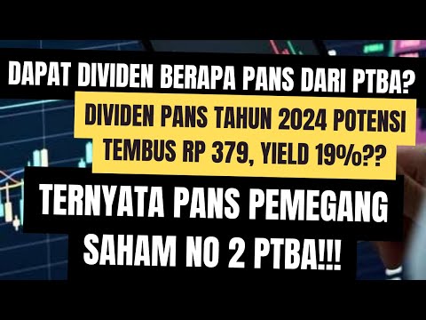 Ternyata PANS Pemegang Saham Terbesar No 2 di PTBA!! - Dapet Dividen Berapa PANS Dari PTBA??