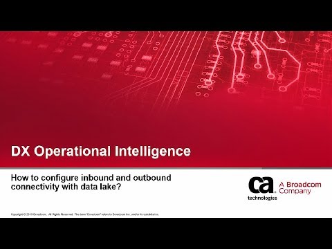 DX Operational Intelligence: Inbound and outbound connection to Operational Intelligence SaaS