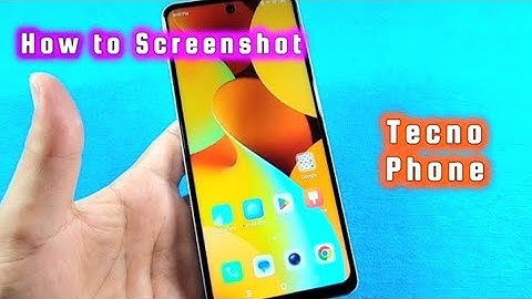 how to screenshot on Tecno Spark phone