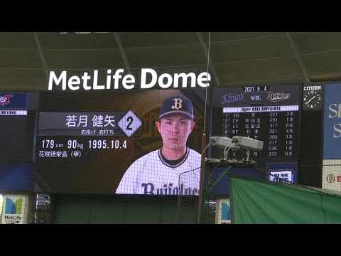 2021/05/04 オリックスバファローズ スタメン発表【メットライフドーム】