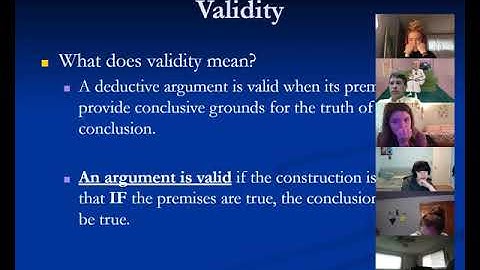 Logic Lesson 3: Validity & Truth