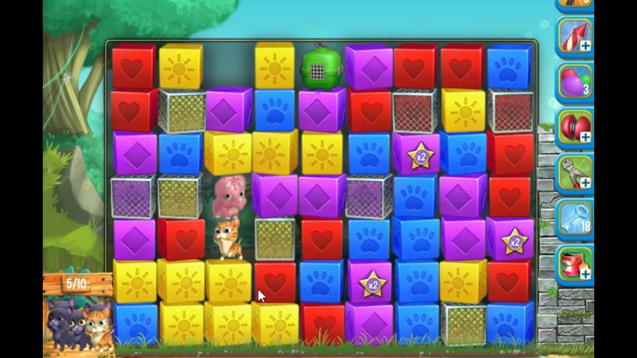 Pet Rescue Saga, Pet Island, 5th April 2017, level 6 😈 ►TOBIAS DEAMON◄