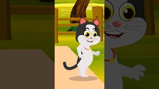Meow Meow Billi Karti, म्याऊं म्याऊं बिल्ली करती #shorts #hindibabysongs #catcartoon #shortsyoutube