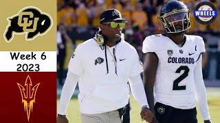 Colorado vs Arizona State | Week 6 | 2023 College Football