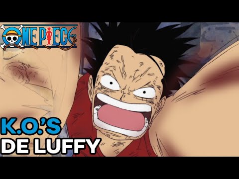 Los Mejores Knock Out de Luffy l One Piece