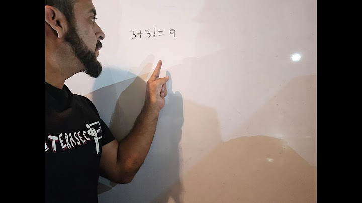 3+3! = 9, como es posible