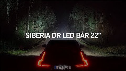 SIBERIA DR LED BAR 22" - DRIVING LIGHT BEAM PATTERN - STRANDS LIGHTING DIVISION