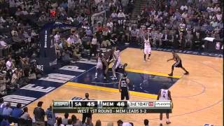 Zach Randolph playoff career-high 31pts vs. Spurs G6 (04.29.11)[17pts in the 4th Qtr]