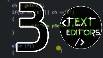 TOP 3 THE BEST TEXT EDITORS FOR CODING ( 2016 )