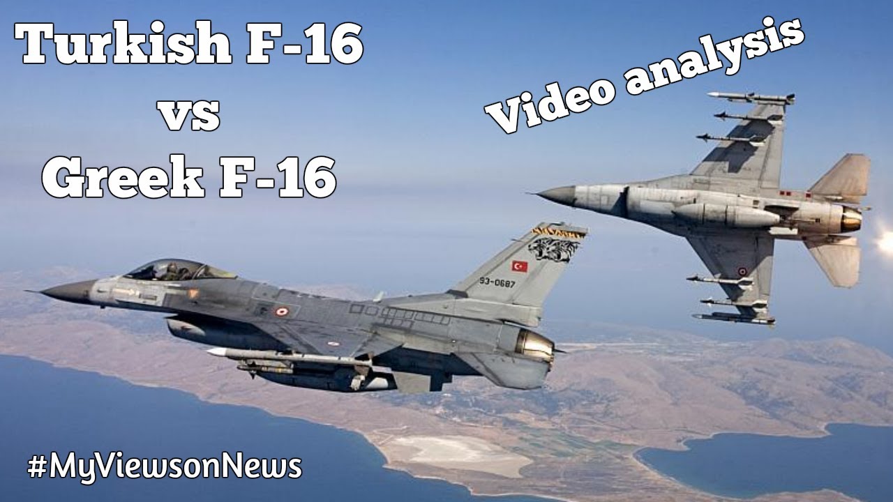Turkish F16 & Greek F 16 dogfight over the Mediterranean YouTube