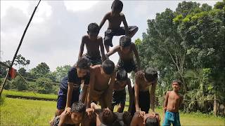 Funny Football | Most Funny Game Played By Village Boys In The Field Of Clay | Mud Game