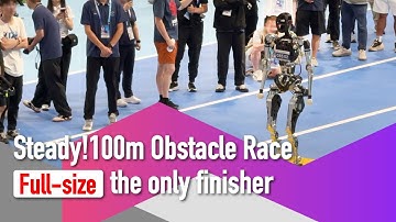 100m Obstacle Race Full-size the Only Finisher！