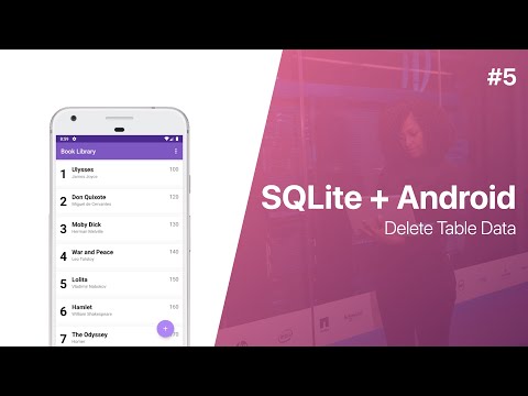 SQLite + Android - Delete Table Data (Book Library App) | Part 5