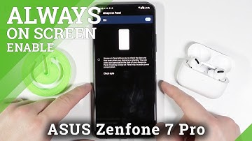 How to Change Always On Display Clock on ASUS Zenfone 7 Pro – Always On Display