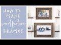 DIY Home Decor Wood Farmhouse Picture Frames DIY Home Decor Wood Farmhouse Picture Frames