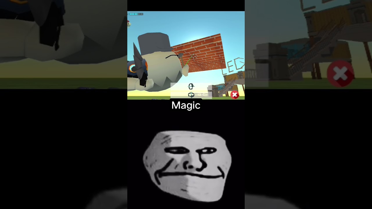 Magic in chicken gun game 😱 