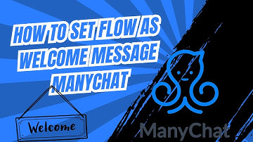 How to set flow as welcome message Manychat - Step By Step Tutorial (2025)