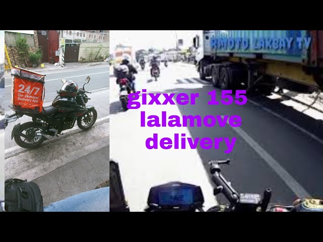 suzuki gixxer lalamove delivery  /Rmoto Lakbay tv class=