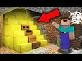 HOW TO OPEN THE CURVED DOOR IN THE GOLD STAIRS IN MINECRAFT ? 100% TROLLING TRAP !
