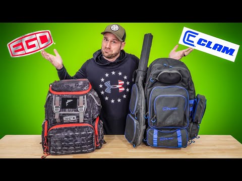 Best Ice Fishing Backpack? Clam Ultimate vs Ego Kryptek 