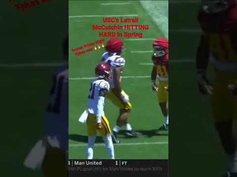 USC DB Latrell McCutchin called for TARGETING in a SPRING GAME ?